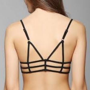 One Teaspoon Tops One Teaspoon Eagle Shadow Bikini Topbralette Gray
